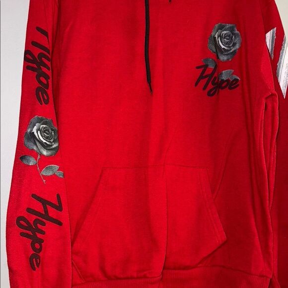 Hype Red Sweatshirt with Bold Stripes - Picture 4 of 13